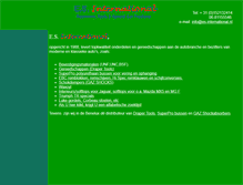 Tablet Screenshot of es-international.nl